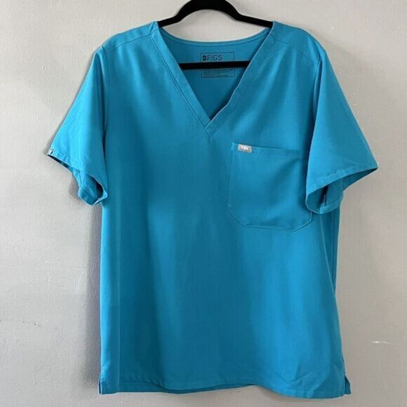 FIGS Technical Collection Lot of 2 Scrubs Shirts‎ Size XXL V-Neck Nurse Medical - Picture 2 of 15